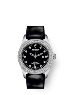 Tudor Replica Watch Glamour Date, Stainless Steel and Diamond-set with Diamond-set bezel, 31mm, M53020-0048