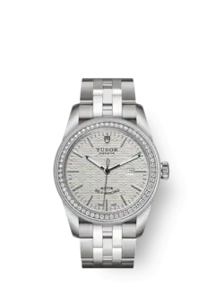 Tudor Replica Watch Glamour Date, Stainless Steel with Diamond-set bezel, 31mm, M53020-0001