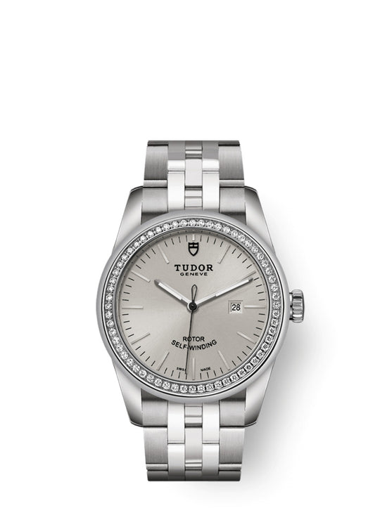 Tudor Replica Watch Glamour Date, Stainless Steel with Diamond-set bezel, 31mm, M53020-0004