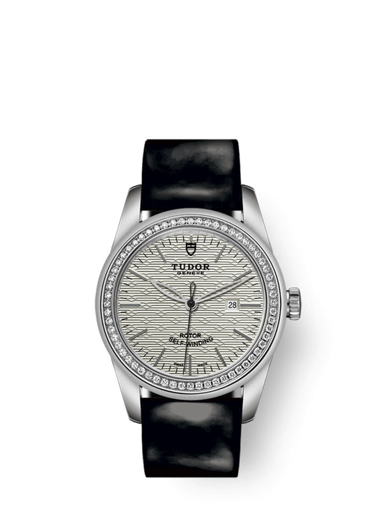 Tudor Replica Watch Glamour Date, Stainless Steel with Diamond-set bezel, 31mm, M53020-0054