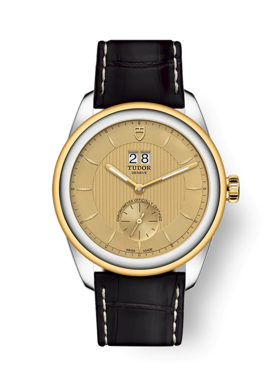 Tudor Replica Watch Glamour Double Date, Stainless Steel and 18k Yellow Gold, 42mm, M57103-0021