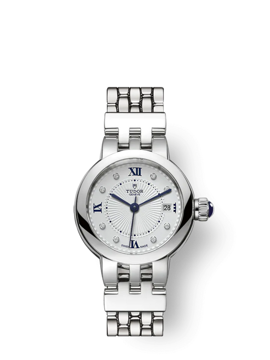 Tudor Replica Watch Ladies Clair De Rose, Stainless Steel with Diamond-set, 26mm, M35200-0004