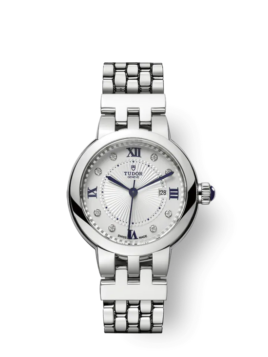 Tudor Replica Watch Ladies Clair De Rose, Stainless Steel with Diamond-set, 30mm, M35500-0004