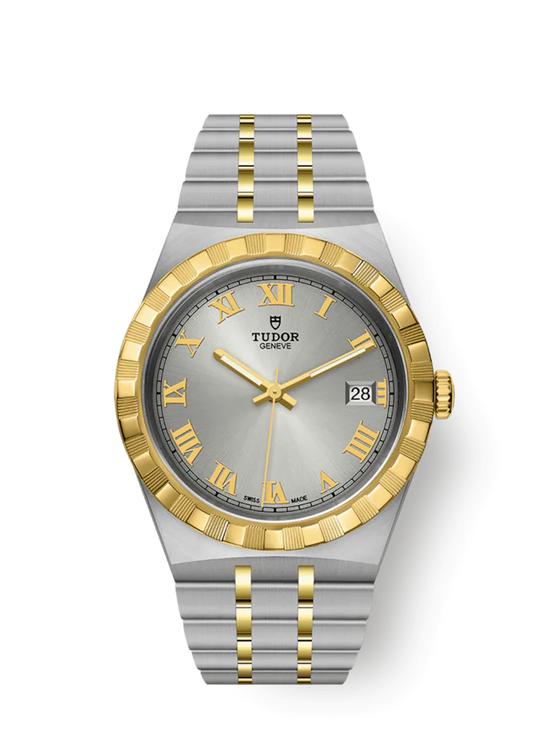 Tudor Replica Watch Royal, Stainless Steel and 18k Yellow Gold, 38mm, M28503-0001