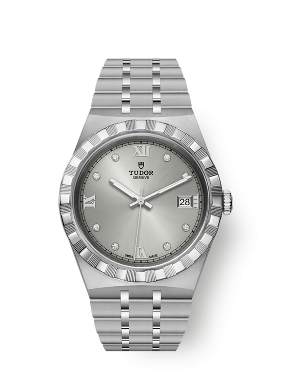Tudor Replica Watch Royal, Stainless Steel and Diamond-set, 38mm, M28500-0002