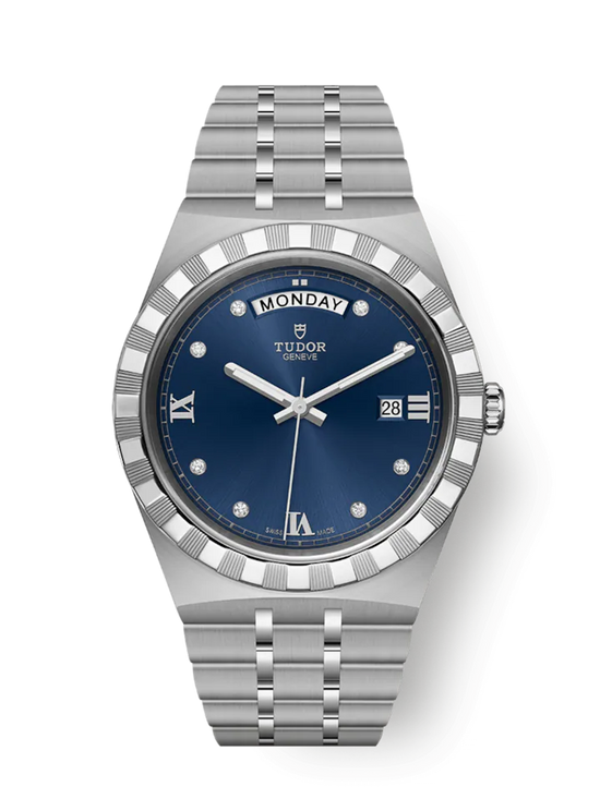 Tudor Replica Watch Royal, Stainless Steel and Diamond-set, 41mm, M28600-0006