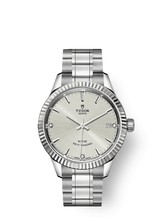 Tudor Replica Watch Style, Stainless Steel and Diamond-set, 34mm, M12310-0007