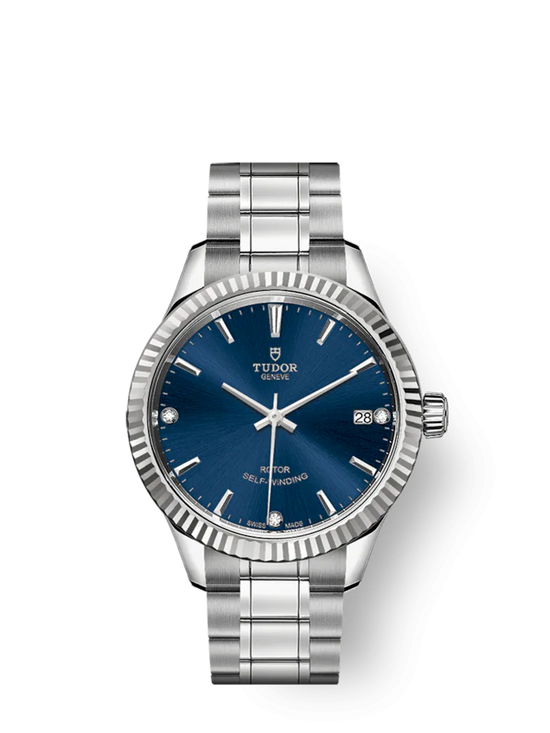 Tudor Replica Watch Style, Stainless Steel and Diamond-set, 34mm, M12310-0017