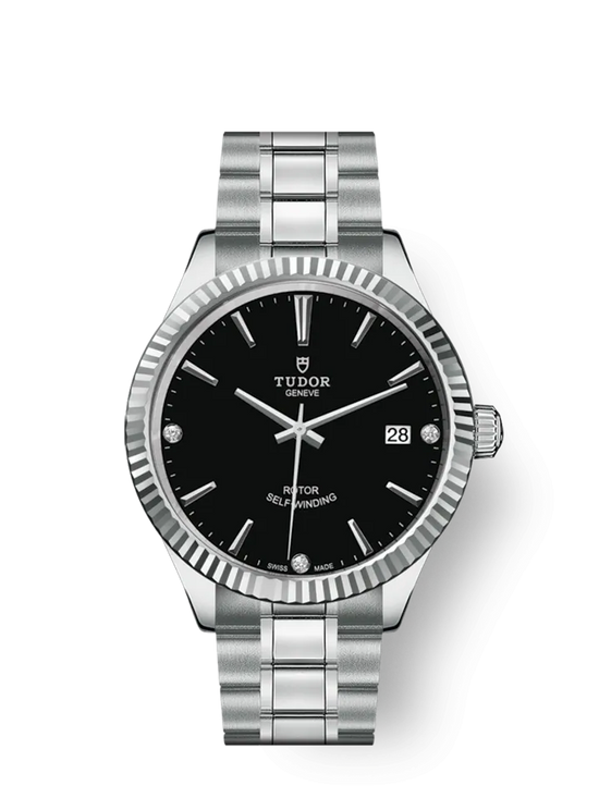 Tudor Replica Watch Style, Stainless Steel and Diamond-set, 38mm, M12510-0009