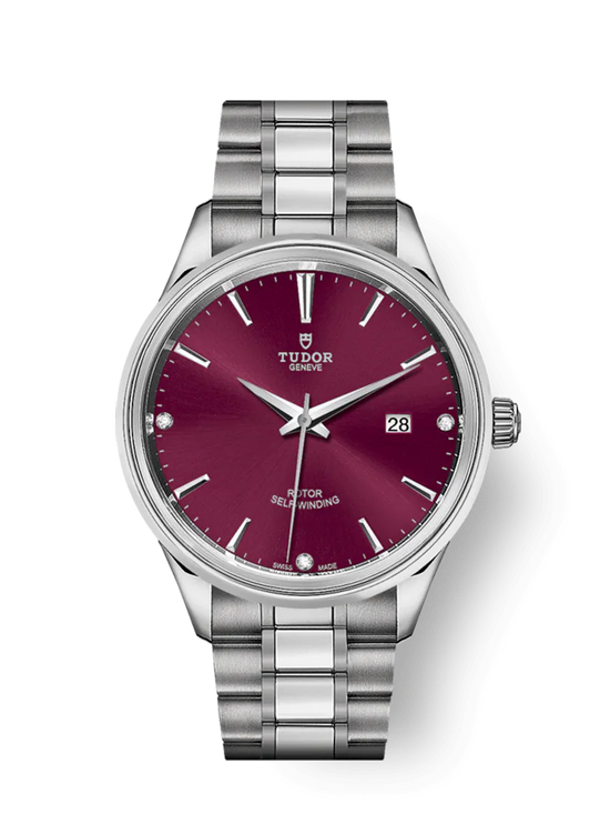 Tudor Replica Watch Style, Stainless Steel and Diamond-set, 41mm, M12700-0015