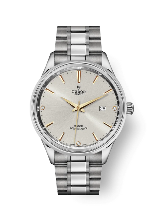 Tudor Replica Watch Style, Stainless Steel and Diamond-set, 41mm, M12700-0019