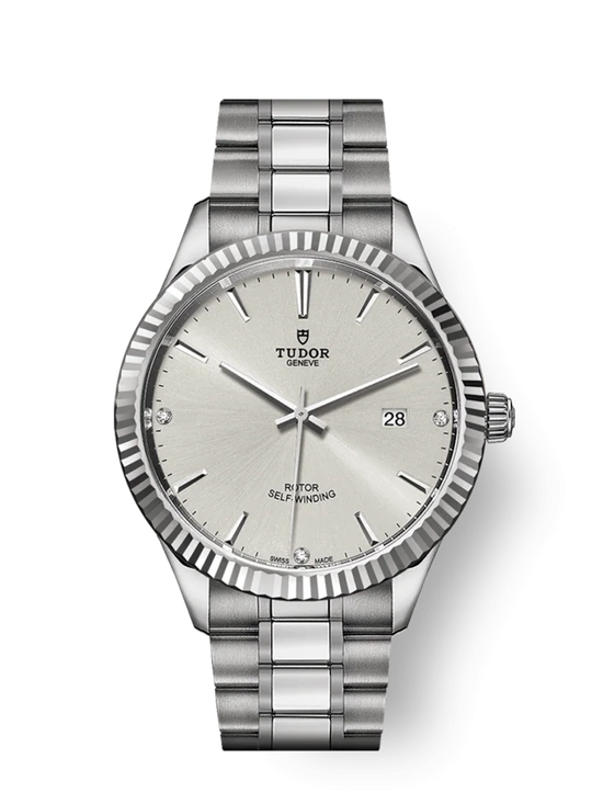 Tudor Replica Watch Style, Stainless Steel and Diamond-set, 41mm, M12710-0007