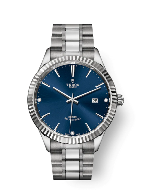 Tudor Replica Watch Style, Stainless Steel and Diamond-set, 41mm, M12710-0017