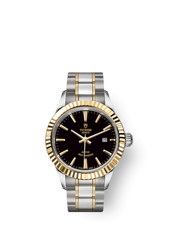 Tudor Replica Watch Style, Stainless Steel and Yellow Gold, 28mm, M12113-0005