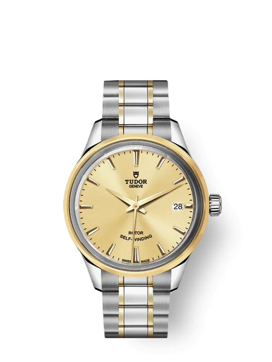 Tudor Replica Watch Style, Stainless Steel and Yellow Gold, 34mm, M12303-0001