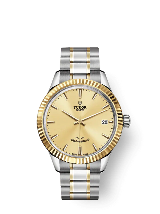 Tudor Replica Watch Style, Stainless Steel and Yellow Gold, 34mm, M12313-0001