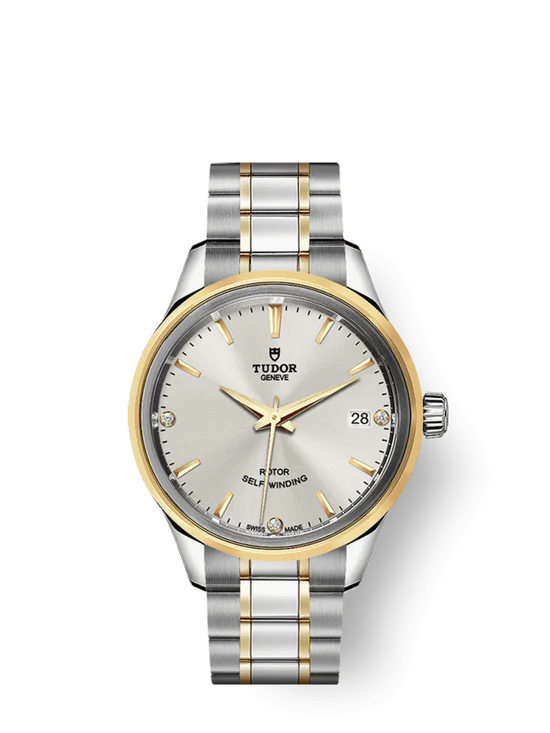 Tudor Replica Watch Style, Stainless Steel and Yellow Gold with Diamond-set 34mm, M12303-0005