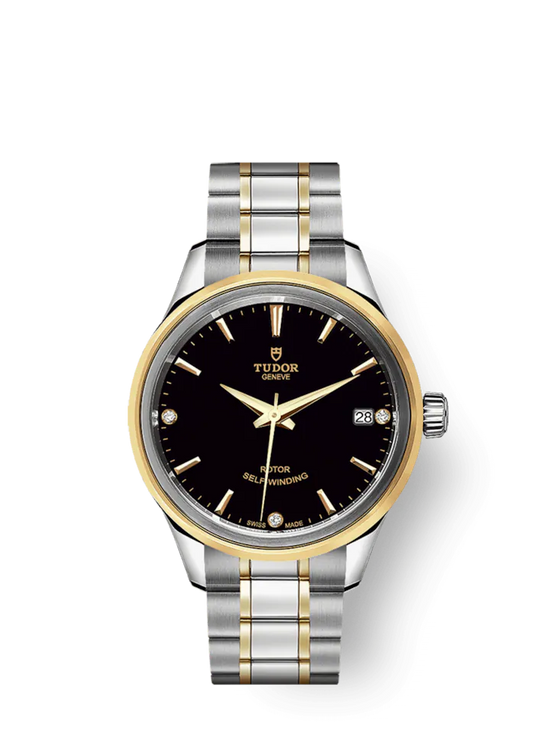 Tudor Replica Watch Style, Stainless Steel and Yellow Gold with Diamond-set 34mm, M12303-0006