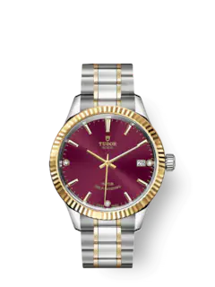 Tudor Replica Watch Style, Stainless Steel and Yellow Gold with Diamond-set, 34mm, M12313-0015