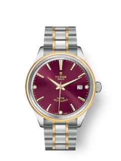 Tudor Replica Watch Style, Stainless Steel and Yellow Gold with Diamond-set, 38mm, M12503-0015