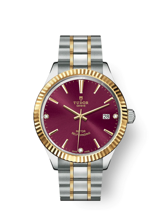 Tudor Replica Watch Style, Stainless Steel and Yellow Gold with Diamond-set, 38mm, M12513-0015