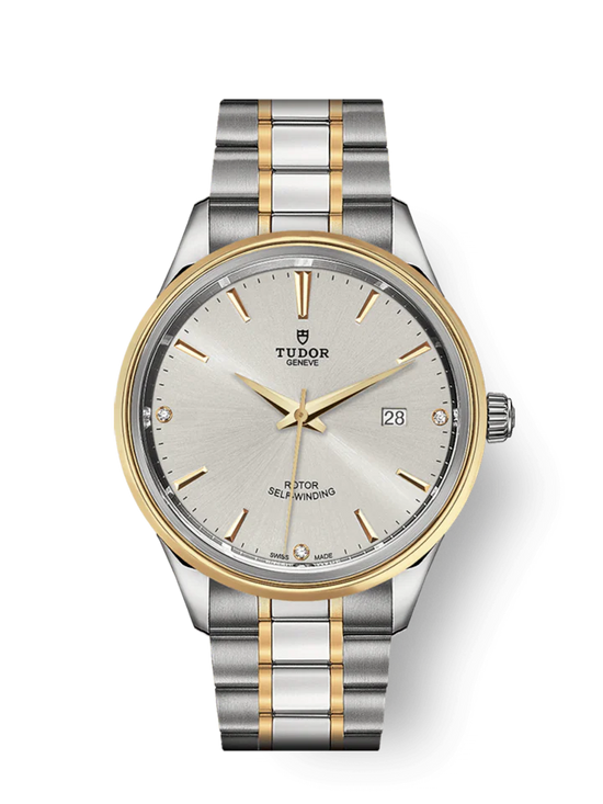 Tudor Replica Watch Style, Stainless Steel and Yellow Gold with Diamond-set, 41mm, M12703-0005