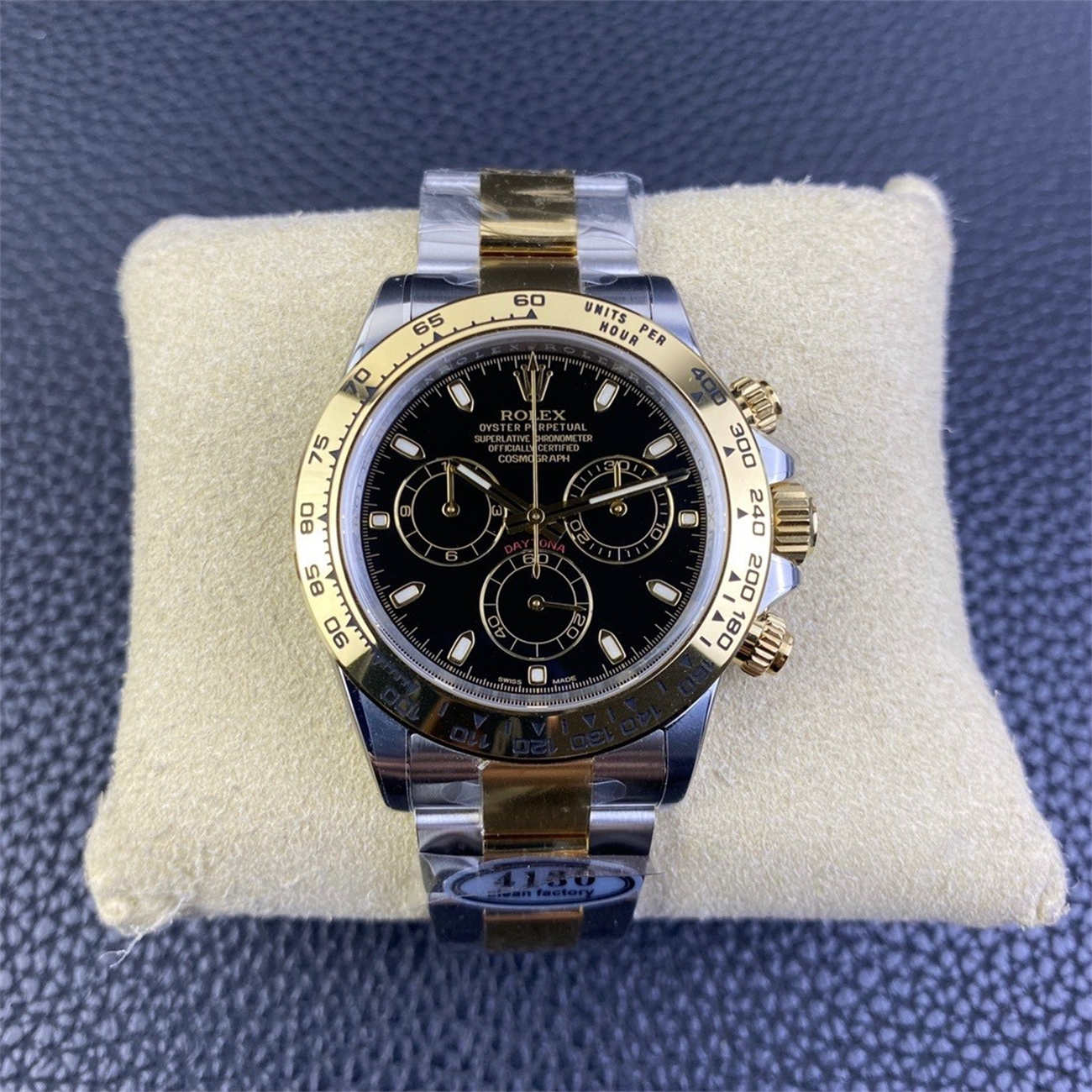 Two Tone Daytona Replica – 116503 Black Dial (Dandong 4130)