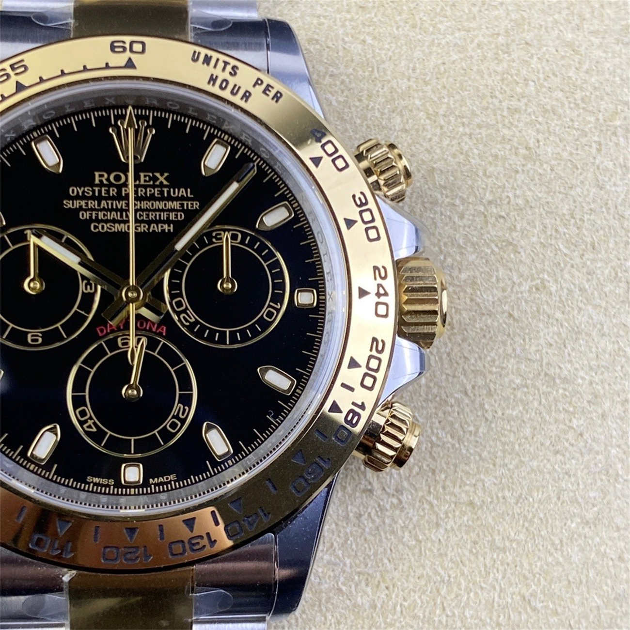 Two Tone Daytona Replica – 116503 Black Dial (Dandong 4130)