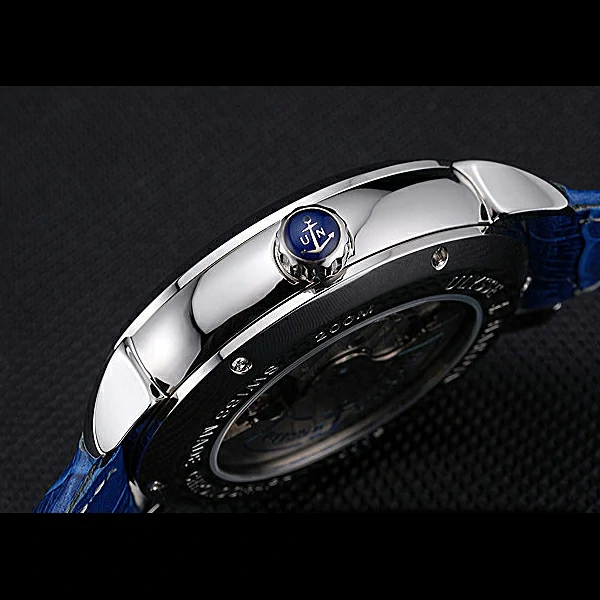 Ulysse Nardin Classico HMS Caesar Limited Edition Blue Leather Strap new60317