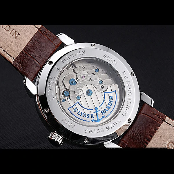 Ulysse Nardin Classico HMS Caesar Limited Edition Brown Leather Strap new60316