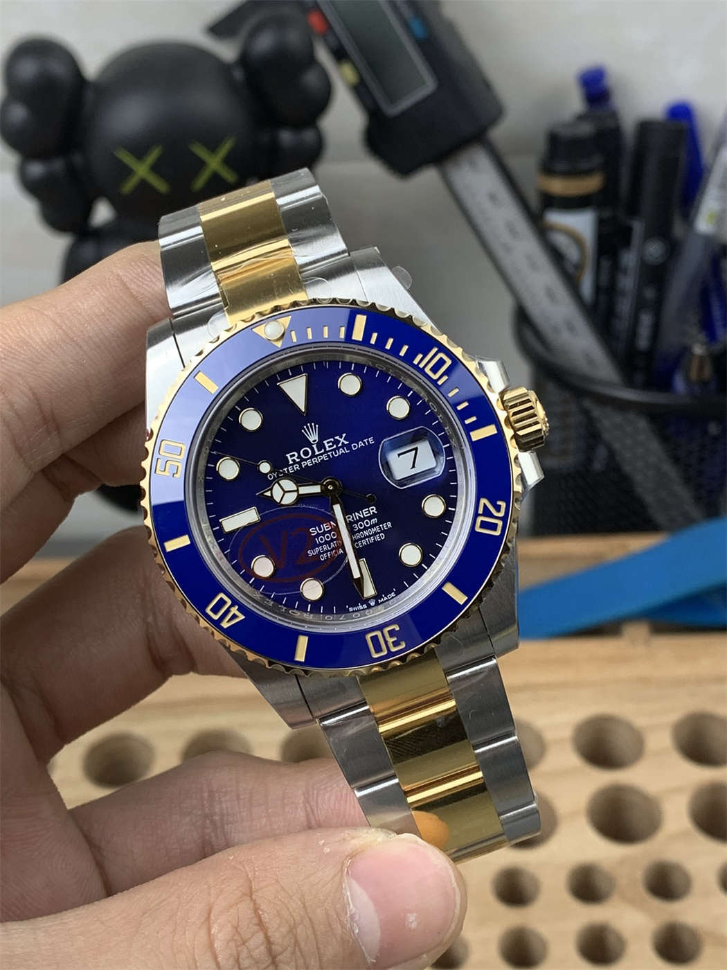 VS Factory Rolex Submariner 41mm Blue Two-Tone Replica – V2 with Dandong 3235 Movement