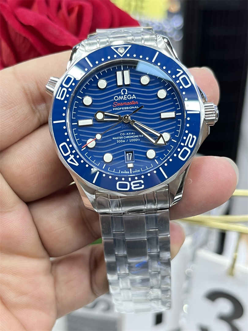 VSF Omega Seamaster 300 Replica – Premium Blue Dial Diver Watch with Super-Clone 8800 Movement