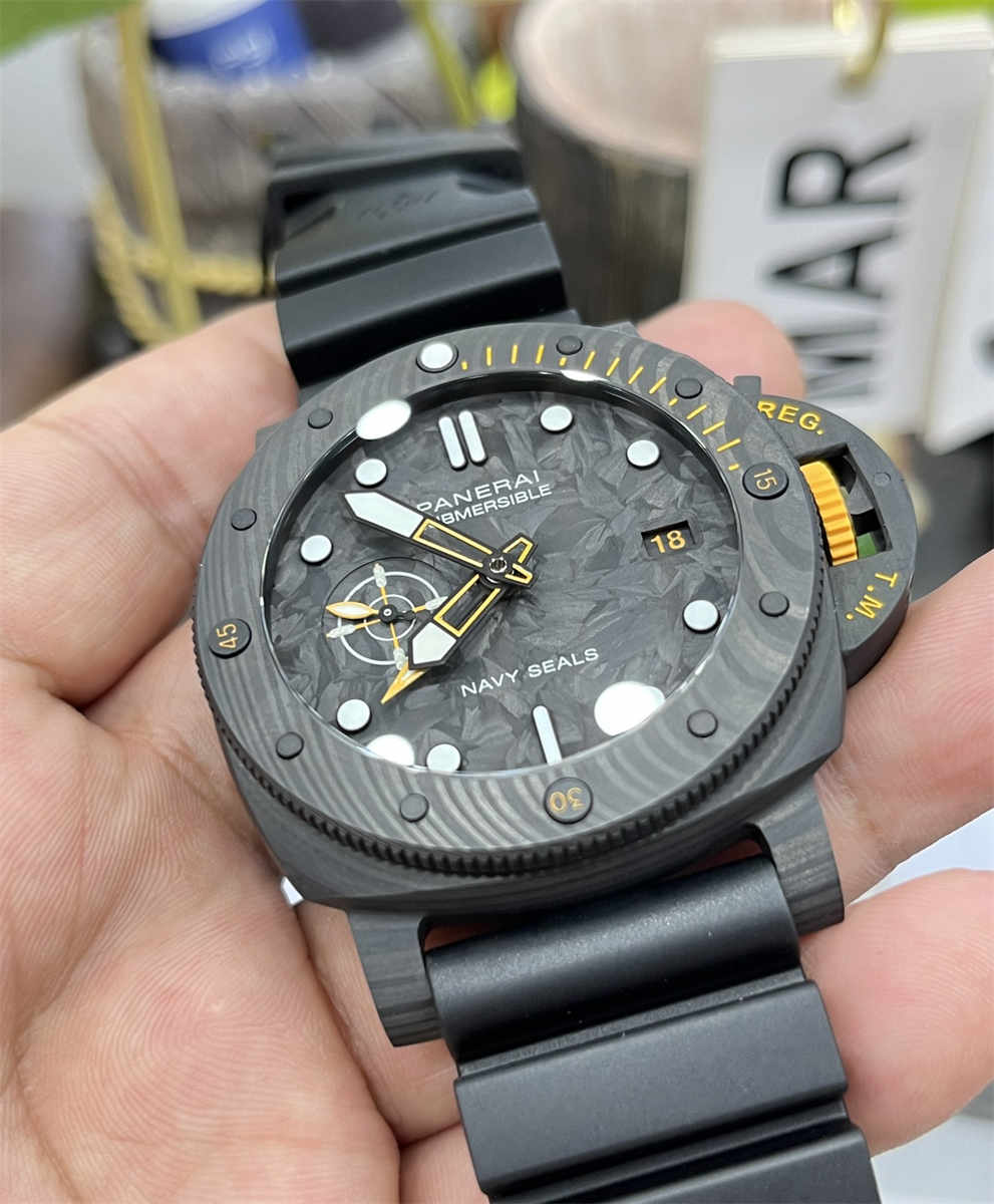 VSF Panerai PAM1324 – 44mm Submersible Carbotech-Style Carbon Replica