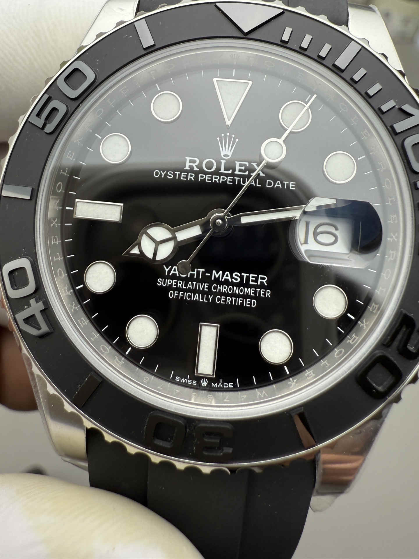Yacht-Master 42 White Gold Replica – Premium 226659