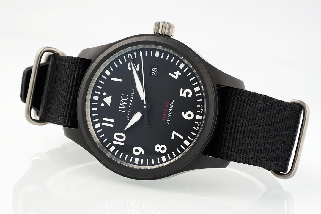 ZF Factory IWC Pilot Ceramic Replica – IW326906 Black Ceramic 41mm
